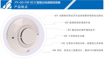 JTY GD FSP 851C智能光电感烟探测器的详细介绍